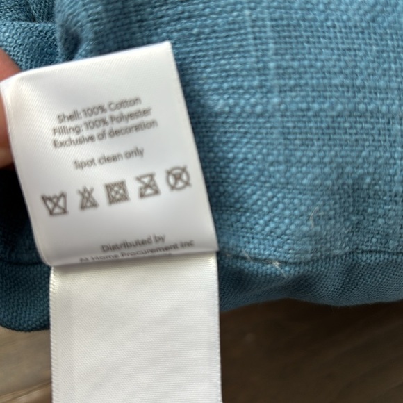 At Home Ty Pennington embroidered fish, burlap trim,rectangle,fiber filled - Picture 6 of 7